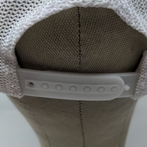 Ariat Men's Snapback Mesh Back Hat Gray White Breast Cancer Awareness Logo - Picture 10 of 14